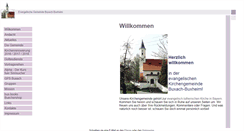 Desktop Screenshot of kirchebuxach.de